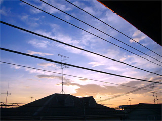 写真: 或る夏の日の朝焼け (2008.8.15)
